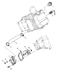Water Pump W98h50a(D)(E)(F) (4950135013E001)