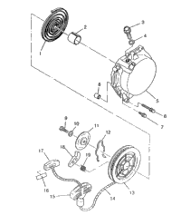 Recoil Starter 6X6 400L, Swedish S948740 & Norwegian