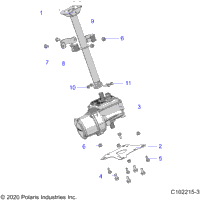 Steering, Steering Post, Upper & Eps Mounting