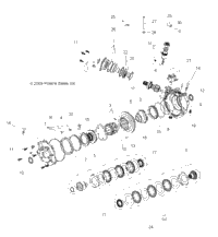 Drive Train, Front Gearcase & Mounting (49Atvgearcase1332832)