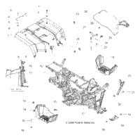 Cab, Rear, Seat & Frame