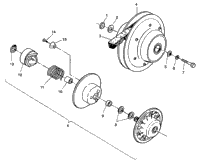 Driven Clutch Assembly 6X6 350L