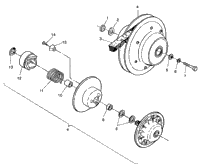 Driven Clutch Assembly 4X4 350L