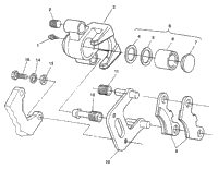 Front Brake Assembly 6X6 350L
