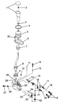 Gear Selector Magnum 4X4 & Swedish Magnum 4X4 S968144