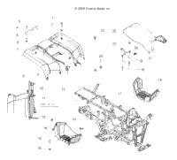 Cab, Rear, Seat & Frame