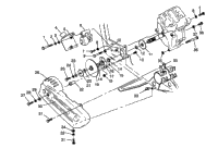 Gearcase/Brake & Chain Cover Mounting 4X4 300