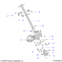 Steering, Steering Post Asm