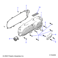 Drive Train, Clutch Cover And Ducting