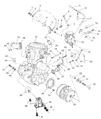 Engine Mounting Scrambler 500