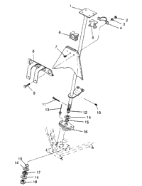 Steering Post Assembly Trail Blazer