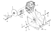 Rh Gearcase/Brake Mounting 250 4X6