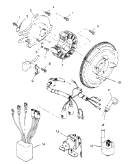 Magneto Assembly 6X6 400L U.S. , Swedish S958740 & Norwegian N