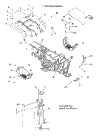 Cab, Rear & Seat A05mh76ac/At/Au/Aw