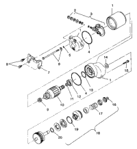 Starting Motor 4X4 250