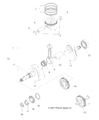 Engine, Crankshaft & Piston