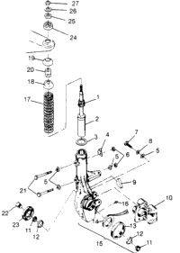 Front Strut Assembly Xplorer 300