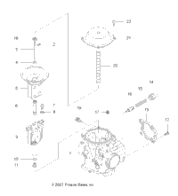 Engine, Carburetor, Upper