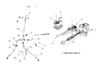 Controls Master Cylinder/Brake Line