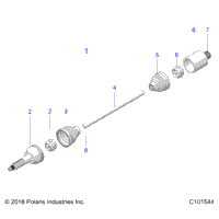 Drive Train, Drive Shaft, Rear