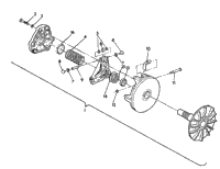 Drive Clutch Assembly 250 4X4 Update