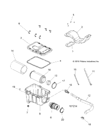 Engine, Air Intake System A17ses57c1/C2/C7/Cl/E1/E2/E7/El/Set57c1/C2/E1/E2