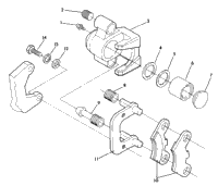 Front Brake Assembly 350 2X4