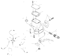 Controls Master Cylinder/Brake Line