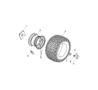 Rear Wheel A03fa09ca/Cc/Cd