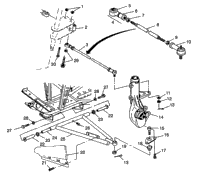 Aarm/Strut Mounting Sportsman 500 & Swedish Sportsman 500 S96924