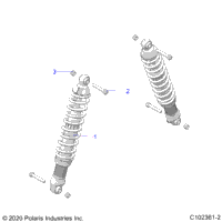 Suspension, Rear Shock A22shs57cu