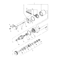 Starting Motor Assembly 250 6X6