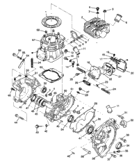 Crankcase & Cylinder Sport 400L