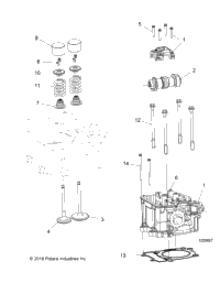 Engine, Cylinder Head, Cam & Valves