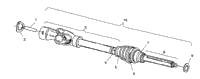 Cv Joint 4X4 350L W938139