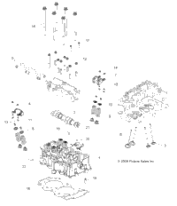 Engine, Cylinder Head, Cam & Valves