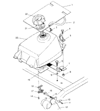 Fuel Tank Assembly Sportsman 4X4