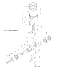 Engine, Crankshaft & Piston