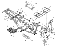 Bumper/Rack Mounting 6X6 400L & 6X6 400L Norwegian N968740