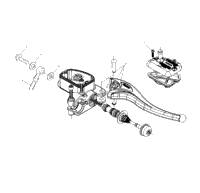 Controls Rh Master Cylinder/Brake Line