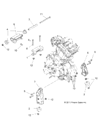 Engine, Mounting & Long Block
