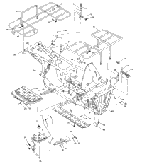 Frame Assembly W/ Racks 250 4X4