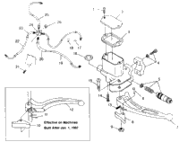 Controls Master Cylinder/Brake Line Big Boss 6X6 400L