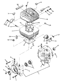 Crankcase & Cylinder Assembly
