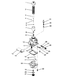 Carburetor 2X4 400L