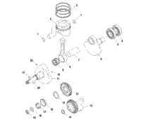 Crankshaft & Piston A01bg50(Ab) (4963766376D005)