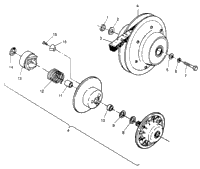 Driven Clutch Xpress 300 W969530 & Xpress 400