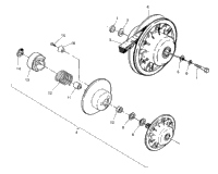 Driven Clutch Assembly Sportsman 4X4