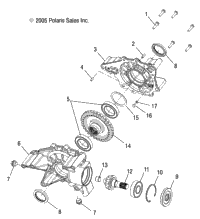 Gearcase, Rear