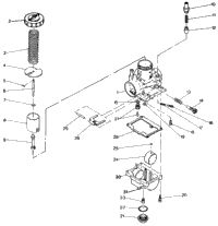 Carburetor Assembly Trail Boss